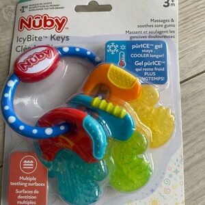 IcyBite Keys Teether Toy - Red, Blue, Yellow